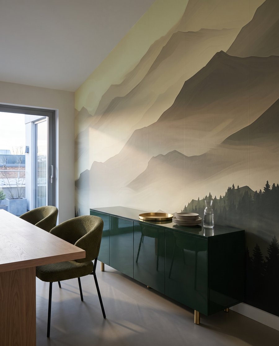 Pini tra le montagne — ambiente 9