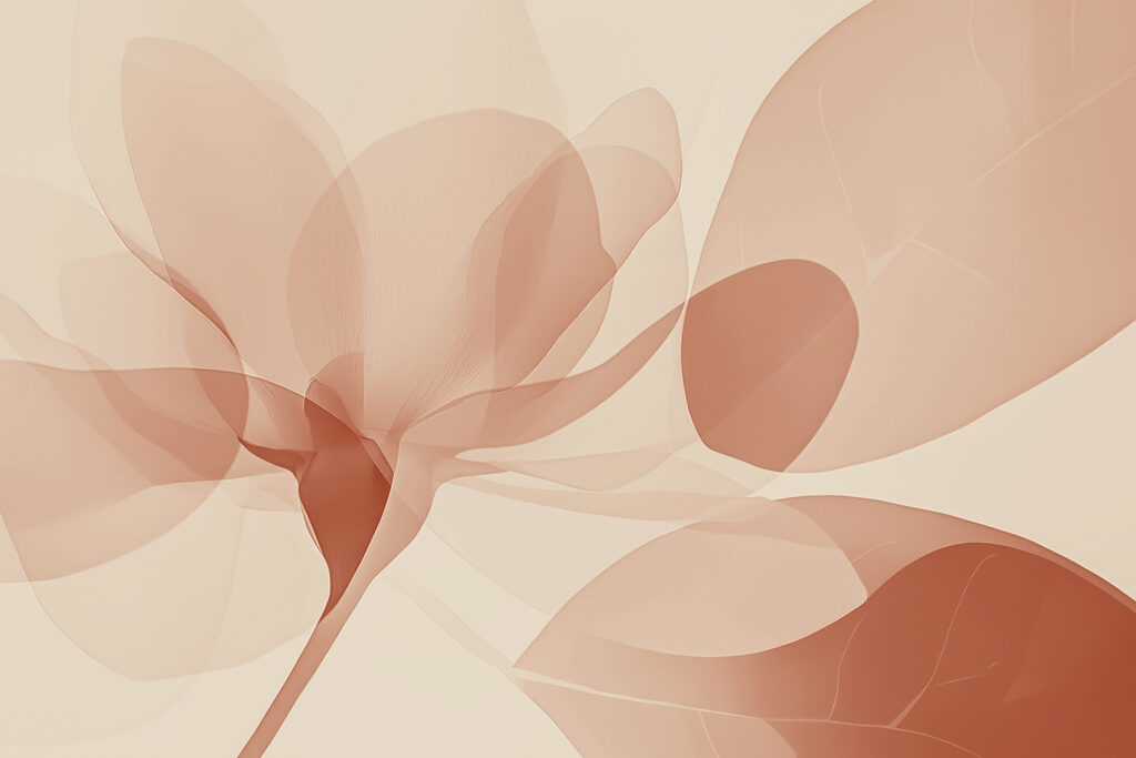 Fiore trasparente — design completo