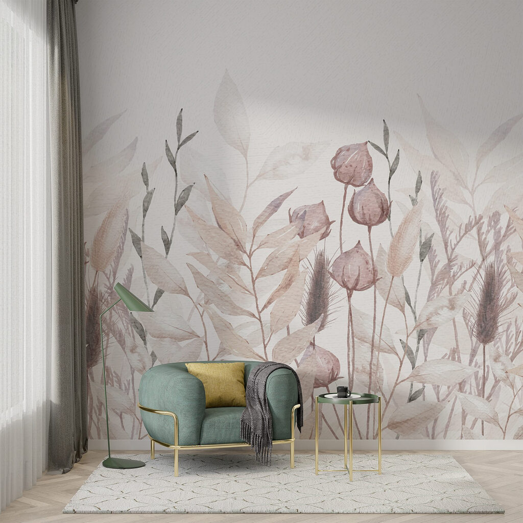 Rami con boccioli rosa — ambiente 1