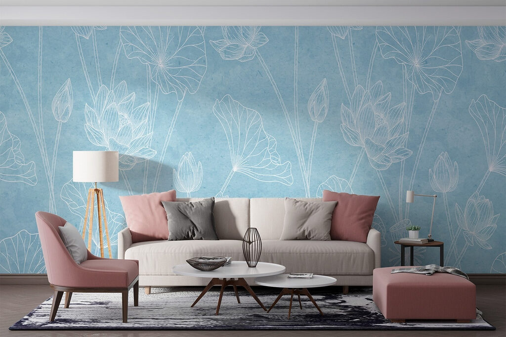 Fiori bianchi tracciati — ambiente 2