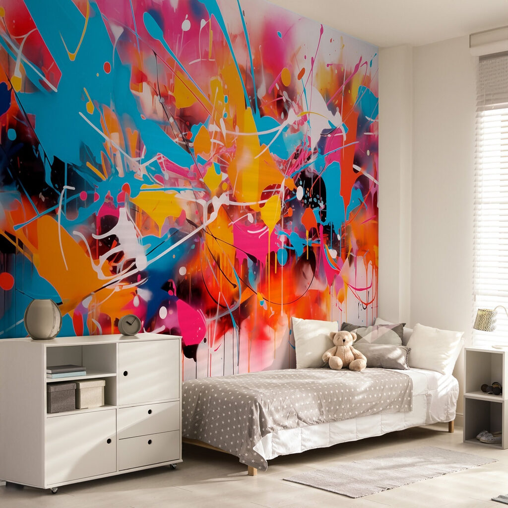 Schizzi di vernice colorata — ambiente 2