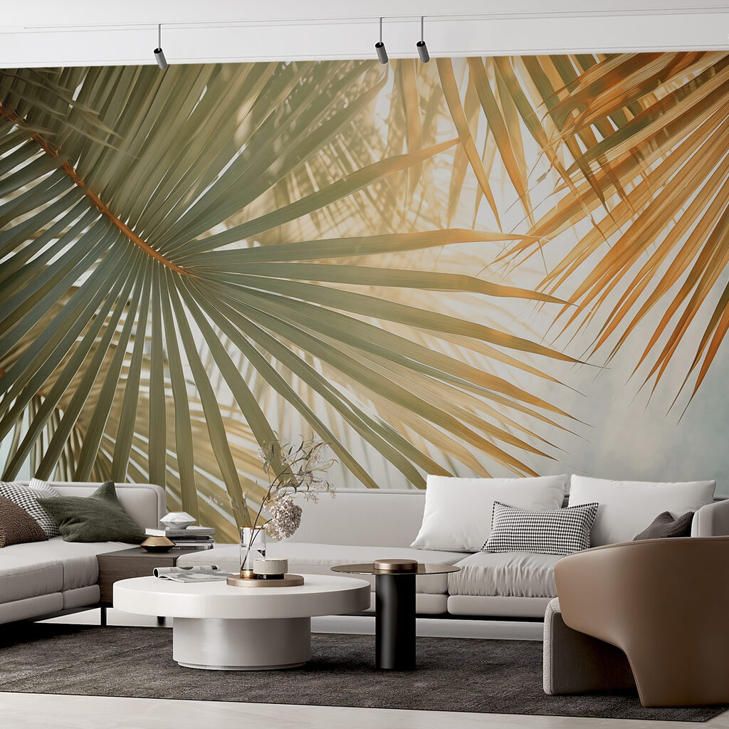 Sole tra palme verdi — ambiente 1