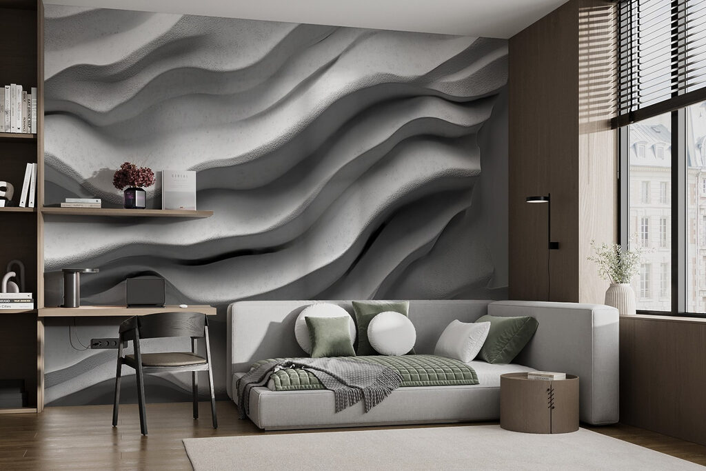 Onde grigie con ombre — ambiente 2