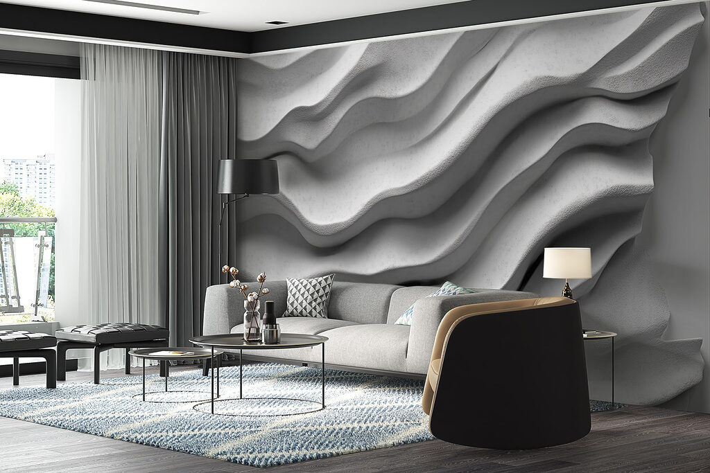 Onde grigie con ombre — ambiente 6