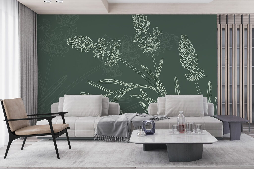 Grappoli di fiori disegnati — ambiente 2