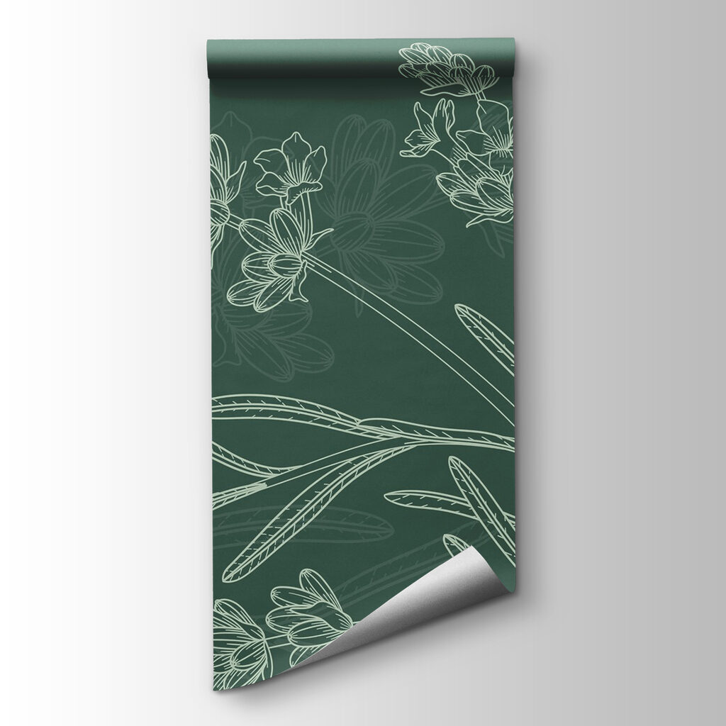 Grappoli di fiori disegnati — vista del prodotto