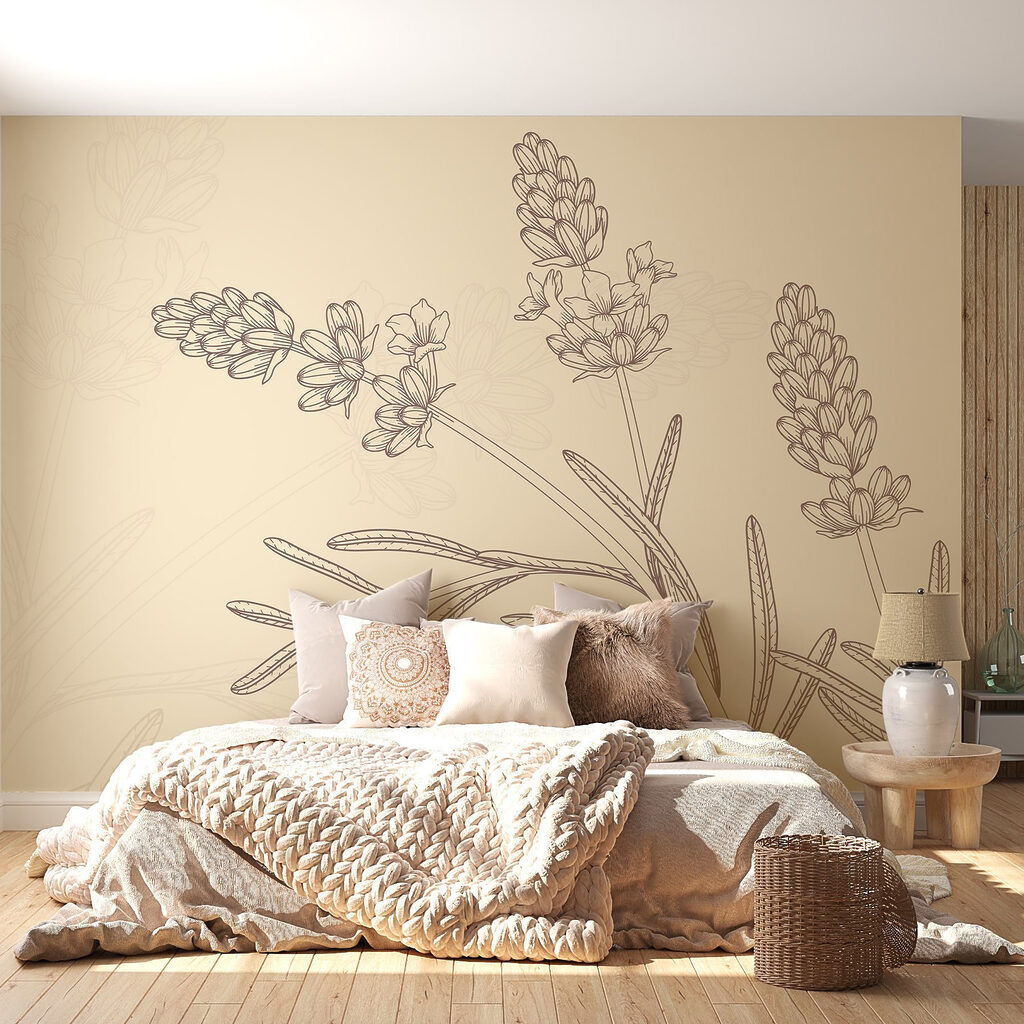 Grappoli di fiori disegnati — ambiente 1