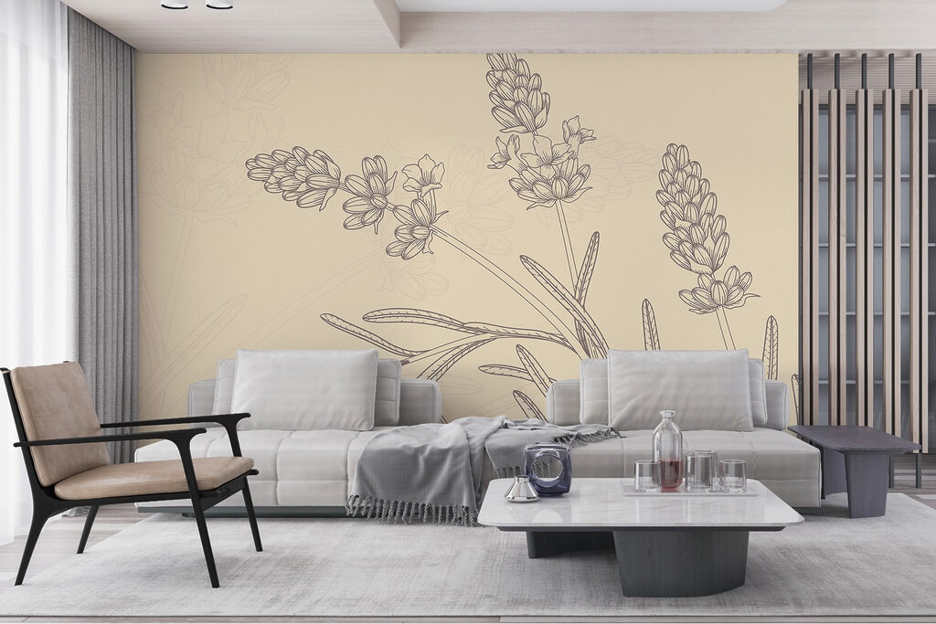 Grappoli di fiori disegnati — ambiente 2
