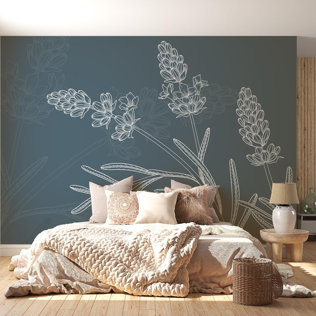 Grappoli di fiori disegnati — ambiente 1