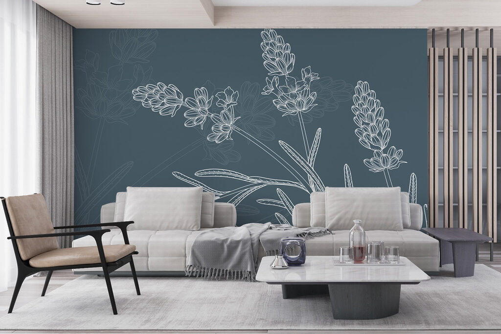 Grappoli di fiori disegnati — ambiente 2