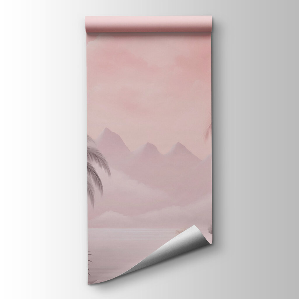 Palme nella lontananza rosa — vista del prodotto