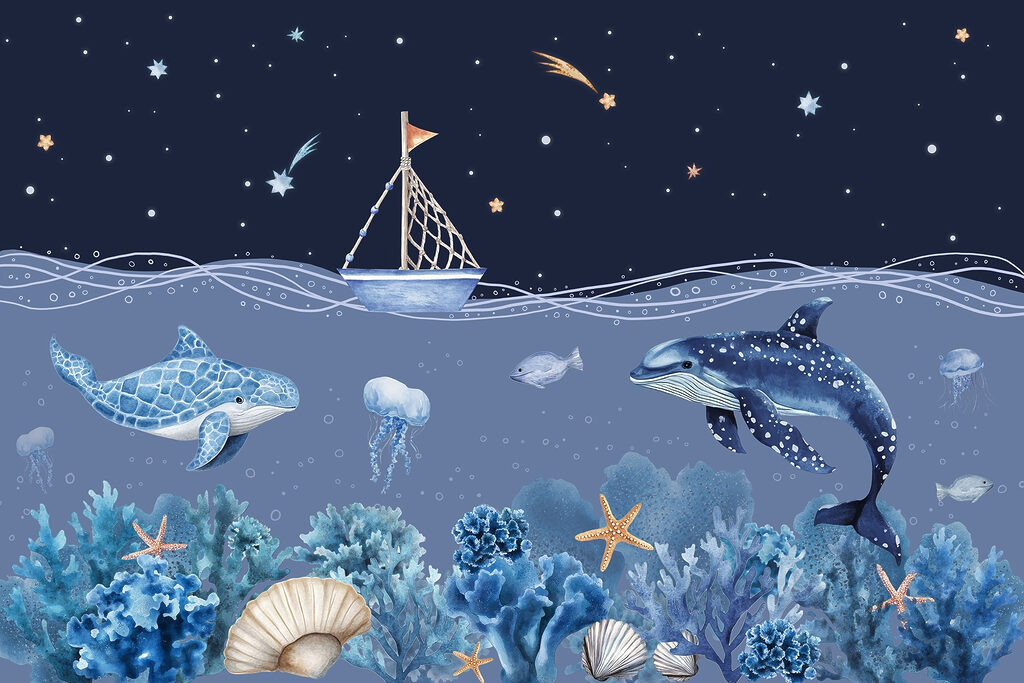 Veliero sopra il mare — design completo