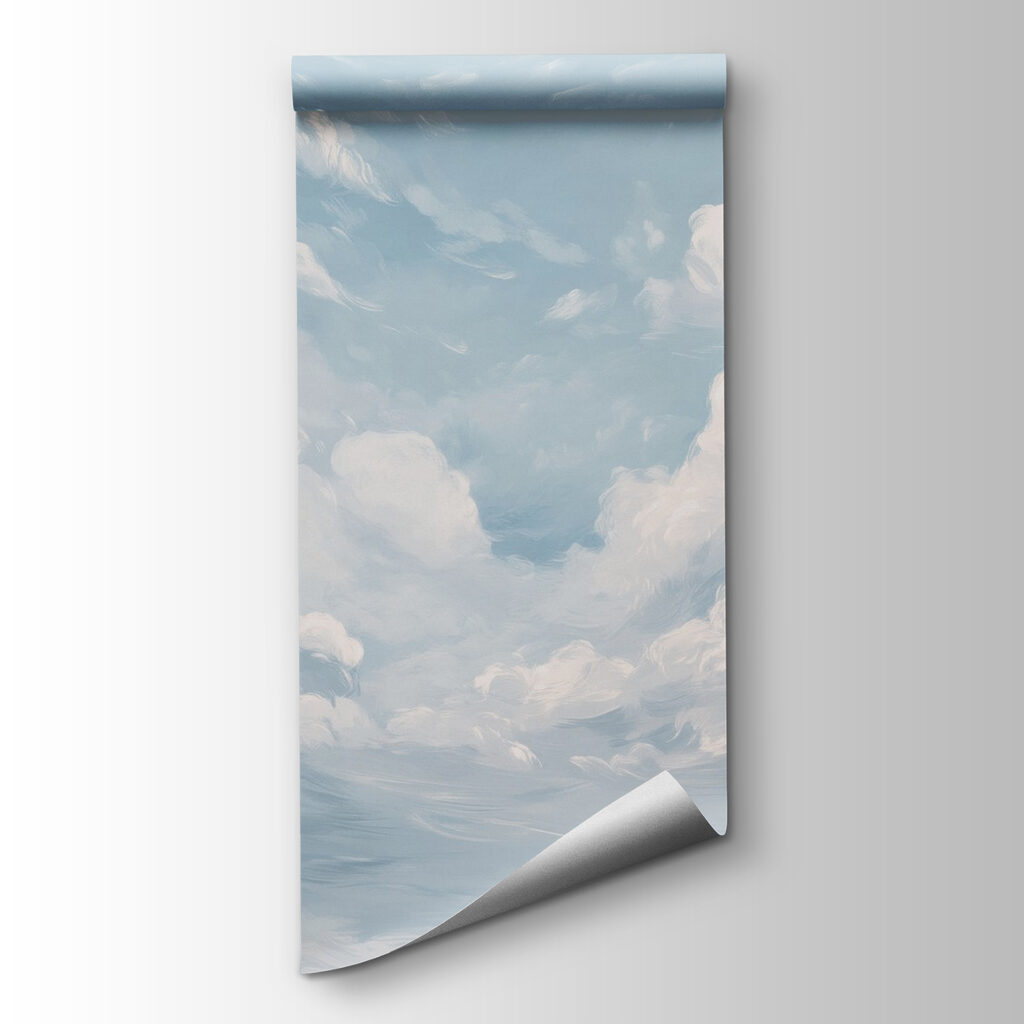 Nuvole in cielo azzurro — vista del prodotto