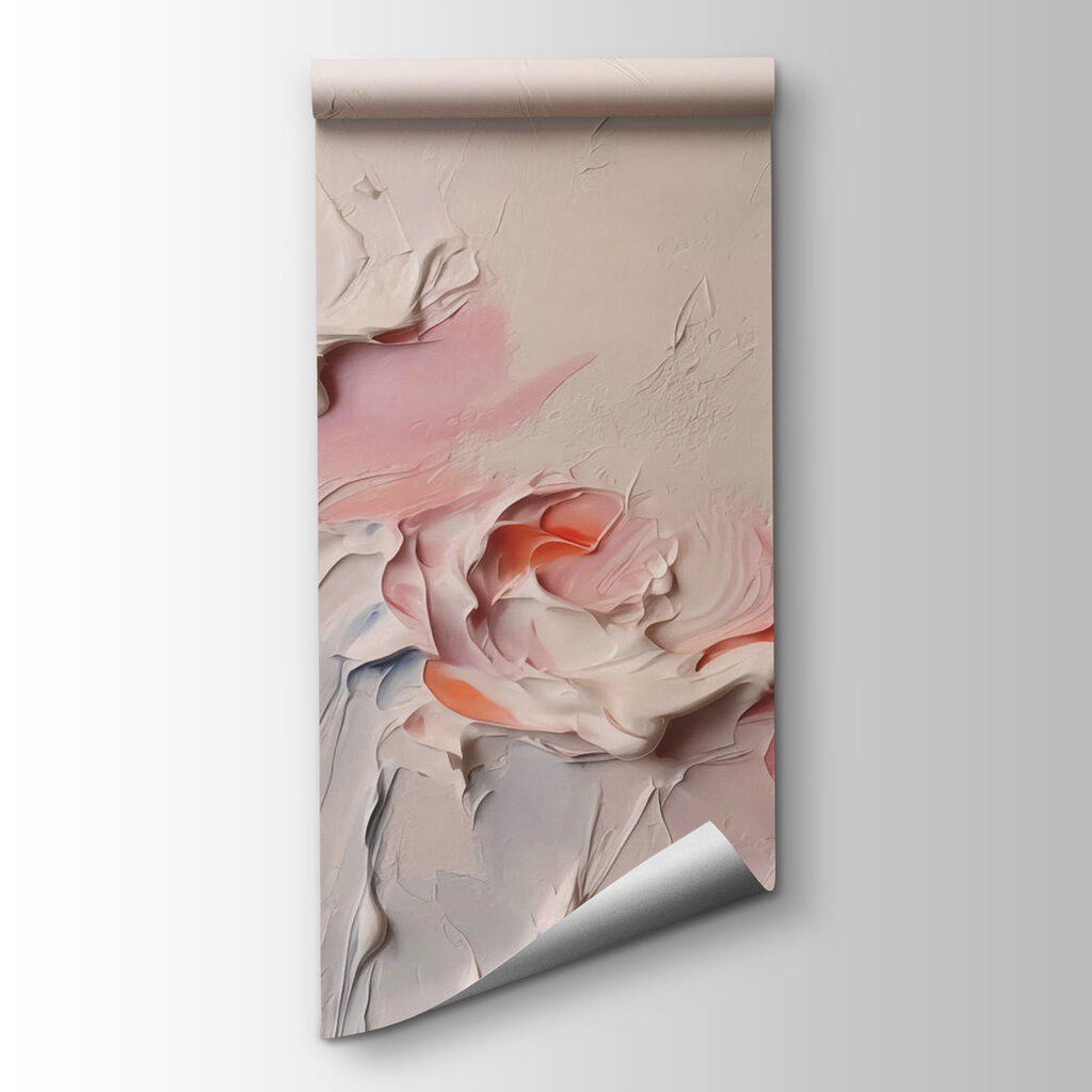 Fiori rosa a pennellate — vista del prodotto