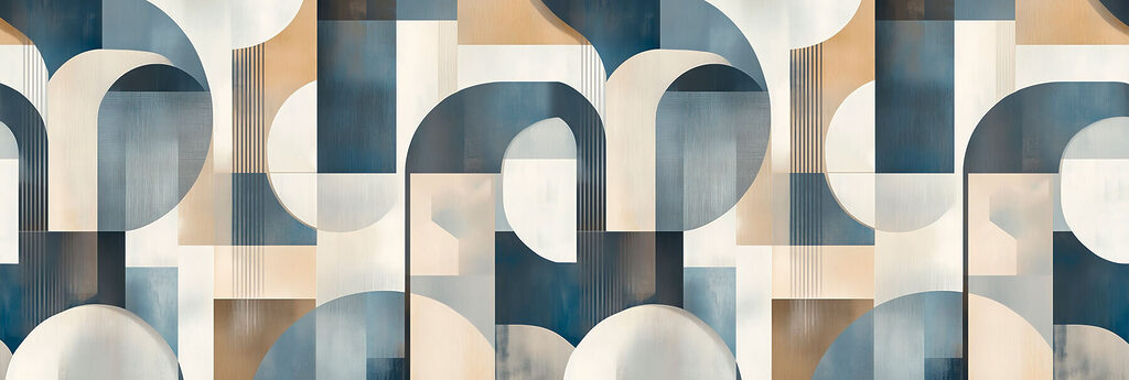 Motivo di archi geometrici — design completo