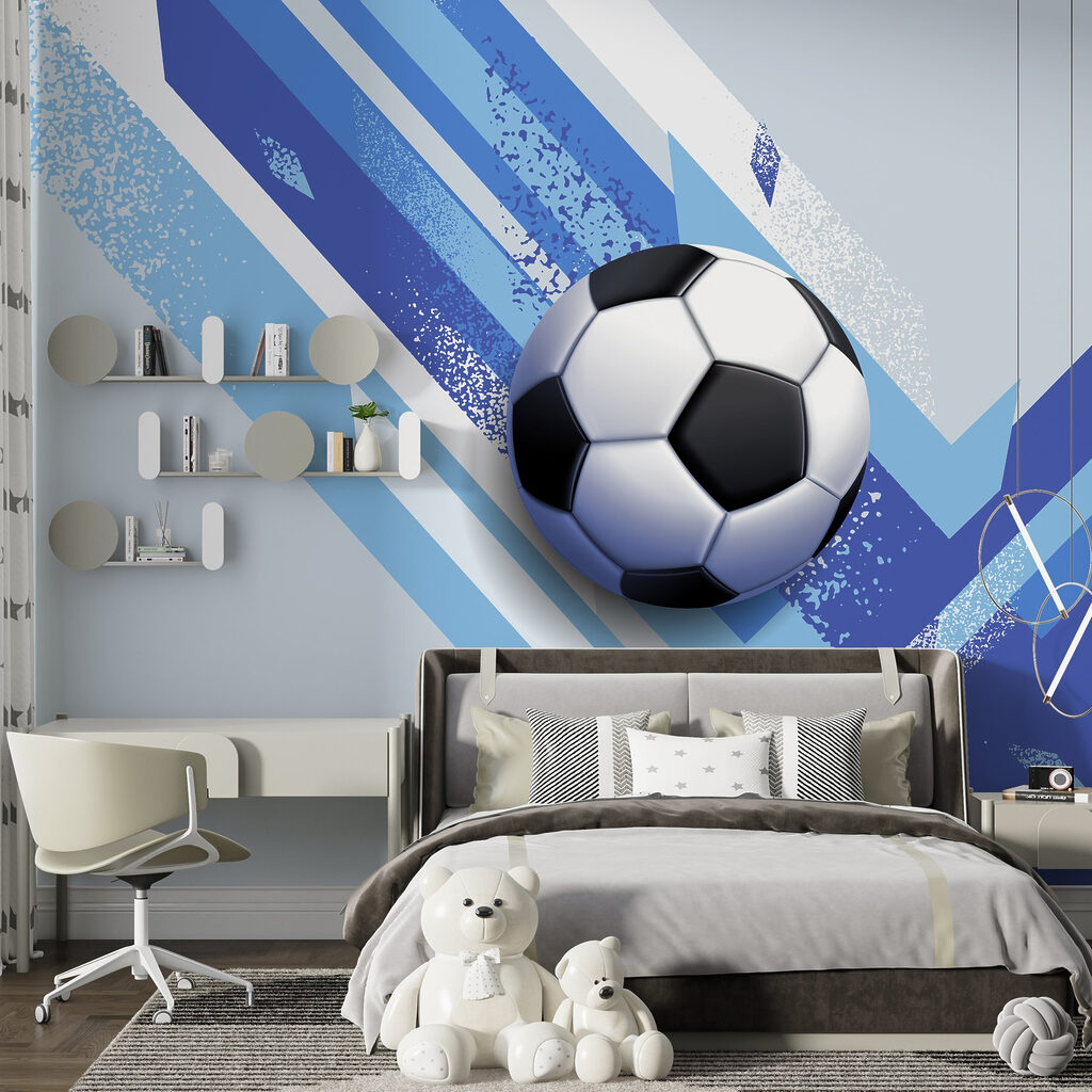 Pallone tra strisce diagonali — ambiente 4