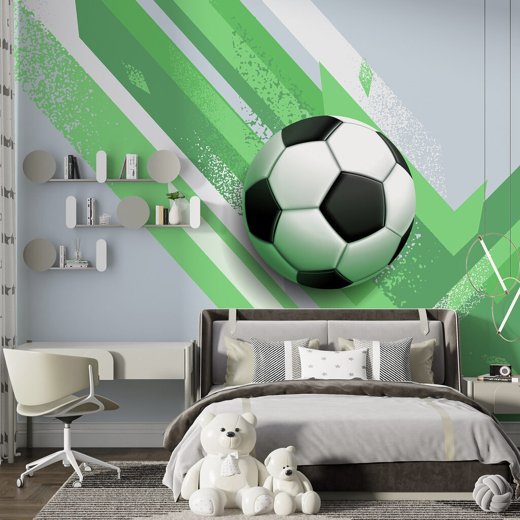 Pallone tra strisce diagonali — ambiente 4