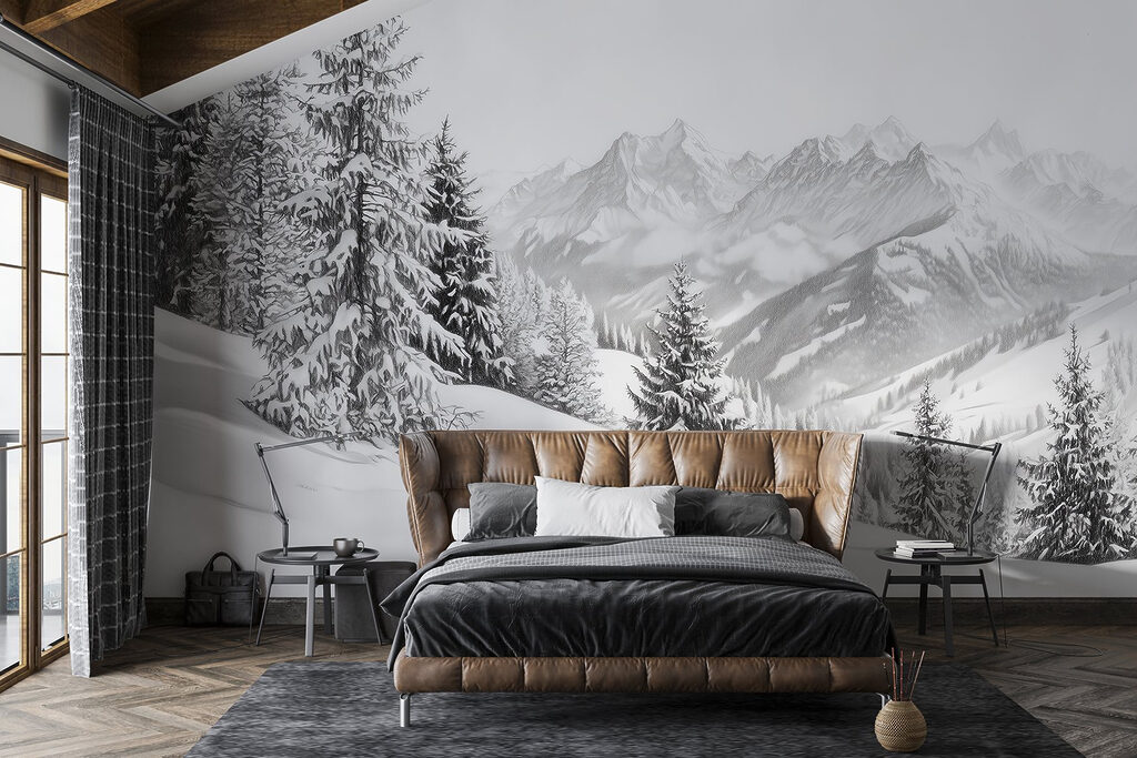 Pendio innevato con vista — ambiente 5