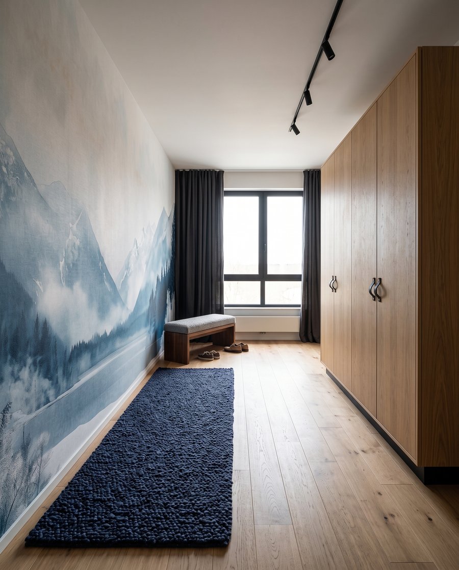 Lago invernale nella nebbia — ambiente 3