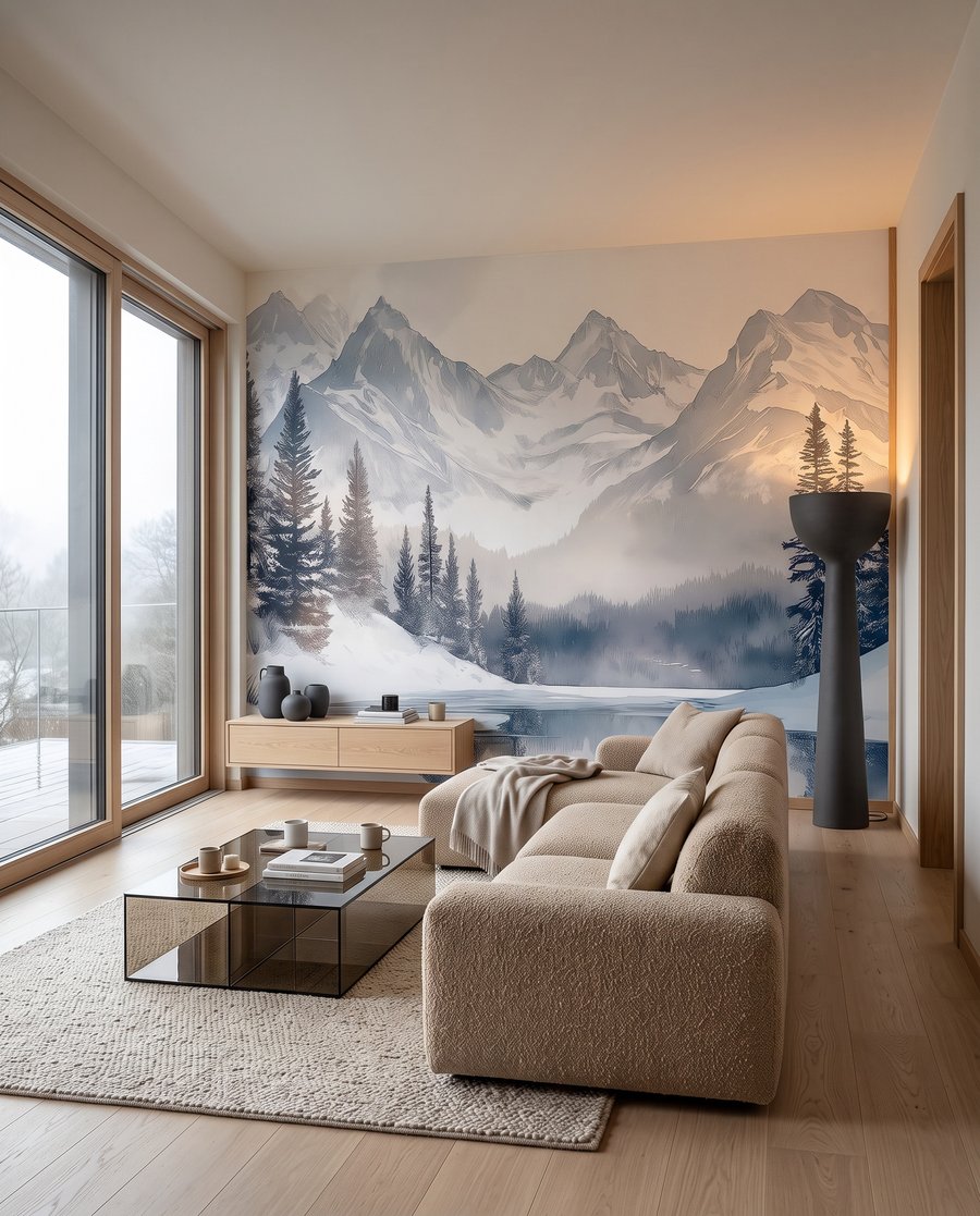 Vette innevate sul lago — ambiente 3