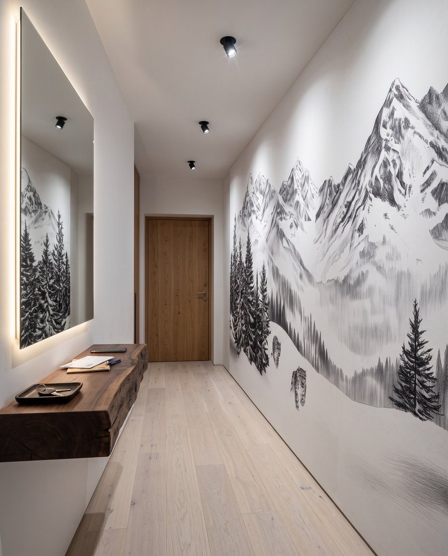 Uccelli sulle cime bianche — ambiente 4