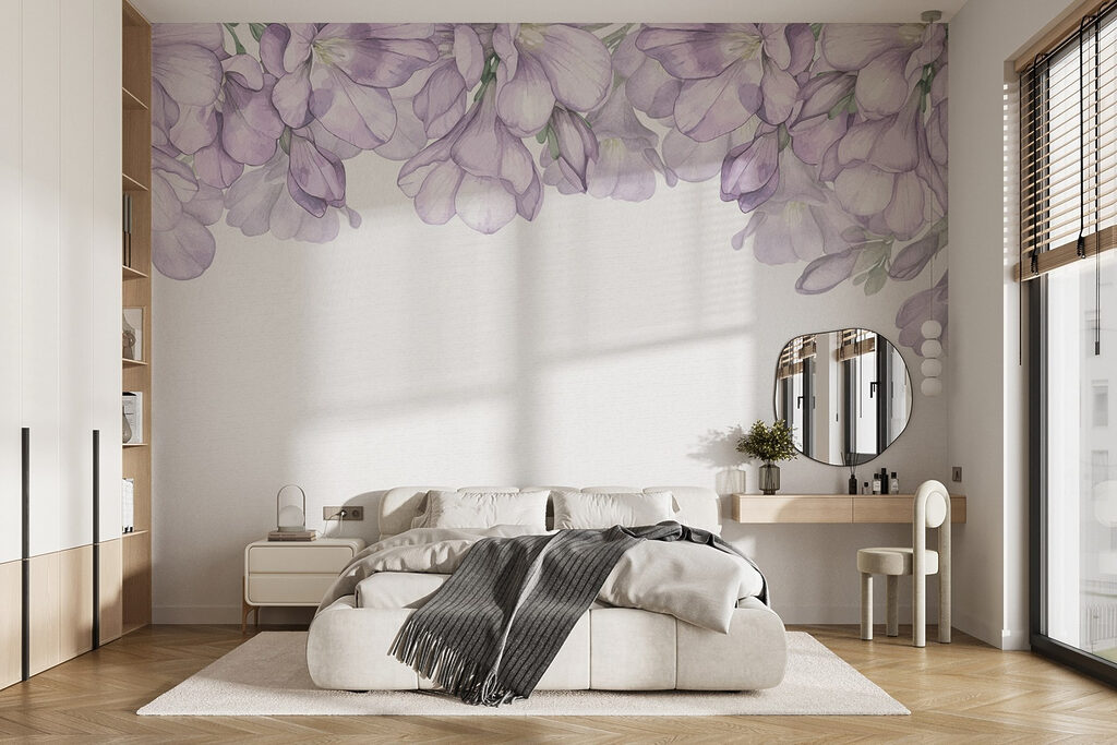 Fiori lilla in alto — ambiente 1