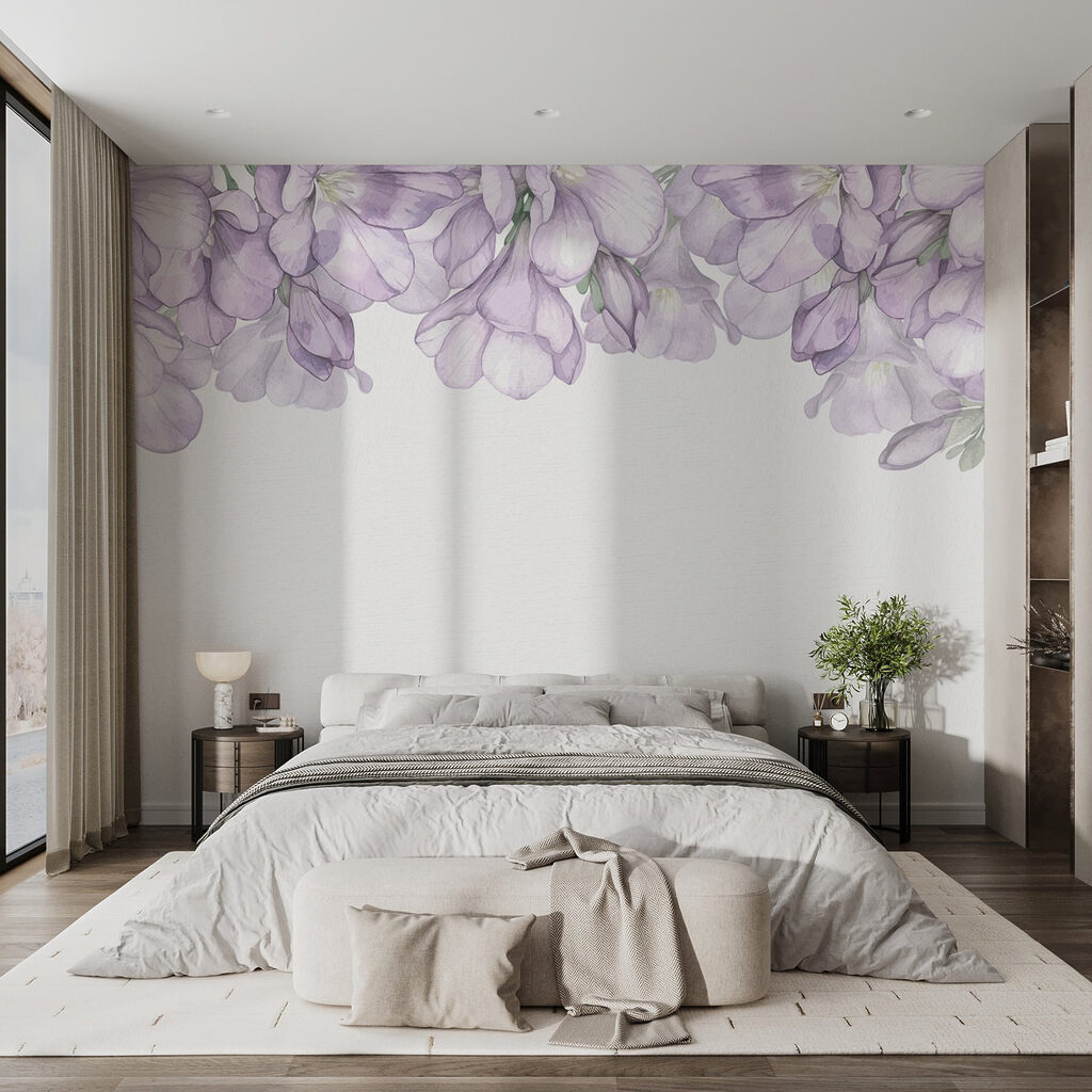 Fiori lilla in alto — ambiente 2