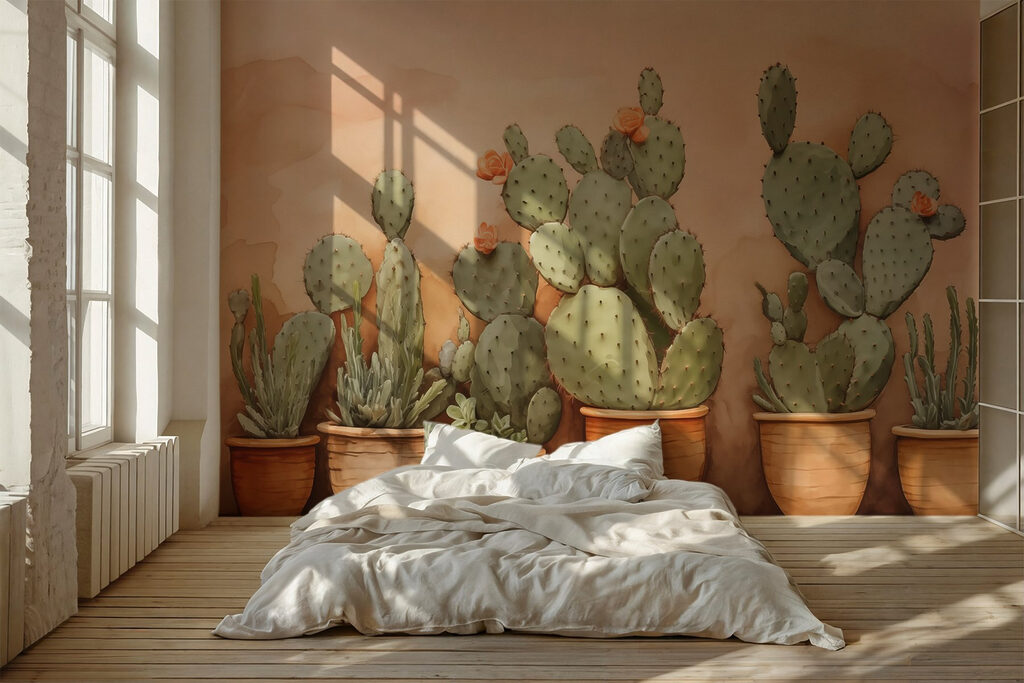 Cactus su sfondo pesca — ambiente 1