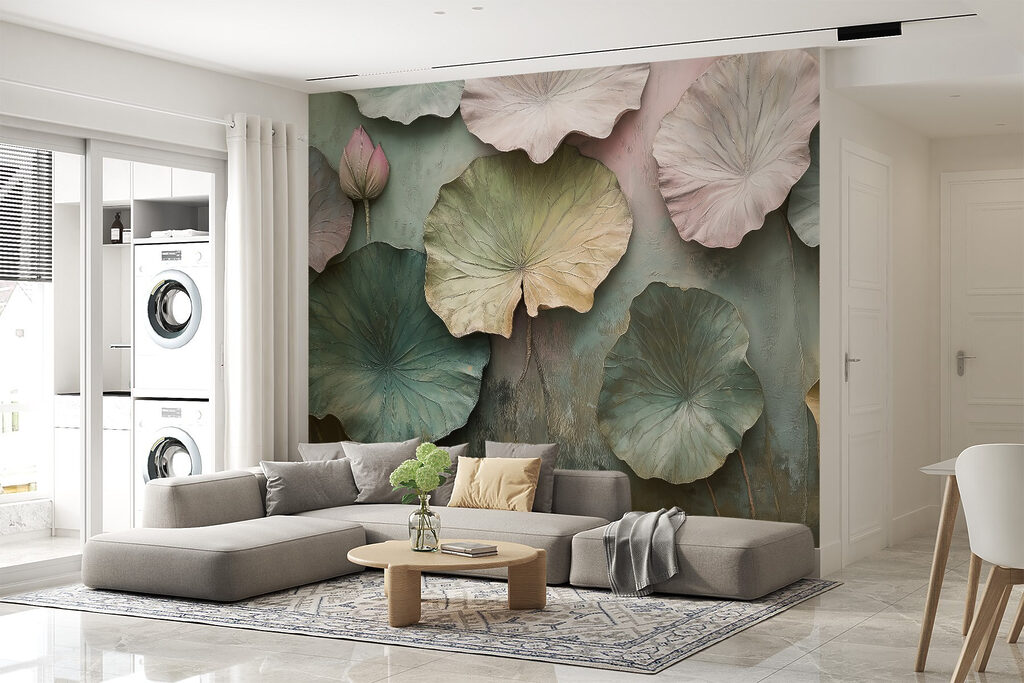 Foglie tonde in pastello — ambiente 4