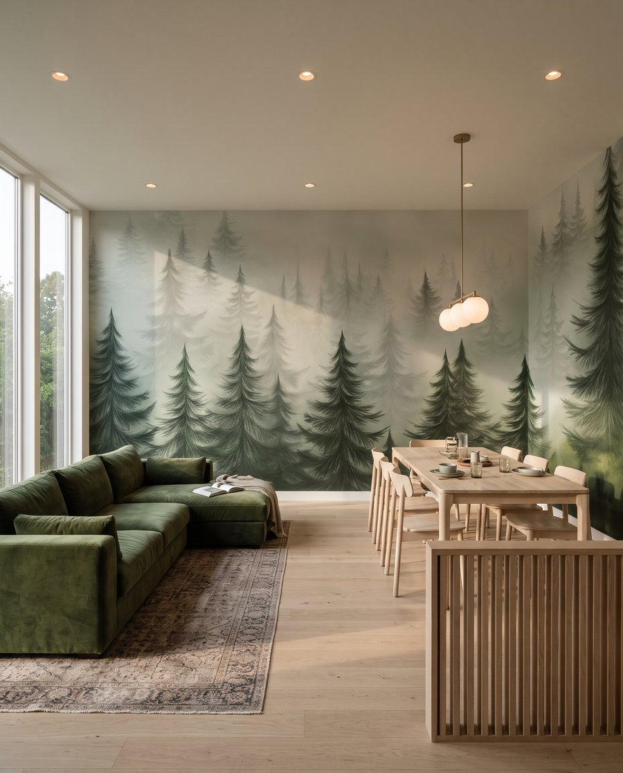 Pini che svaniscono — ambiente 1
