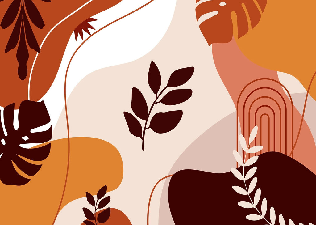 Forme di foglie — design completo