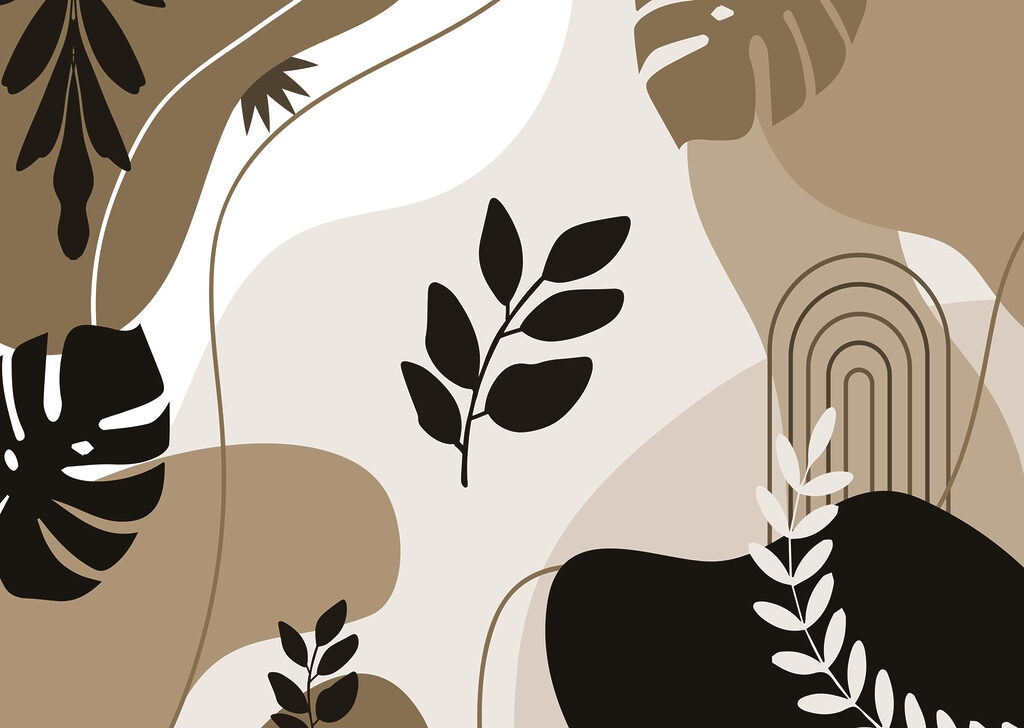 Forme di foglie — design completo