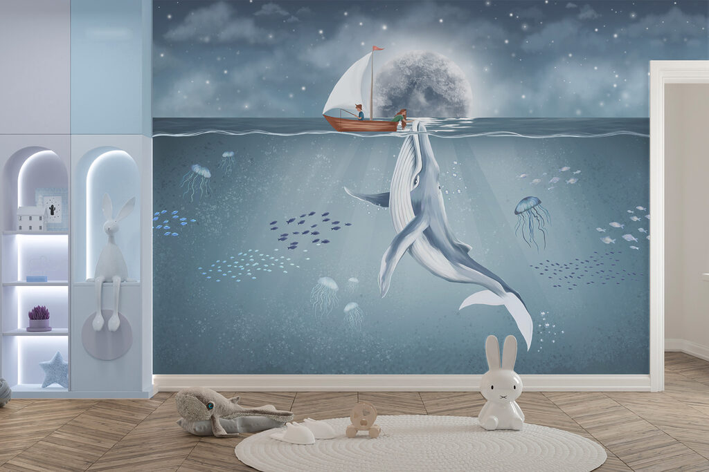 Balena sotto la luna — ambiente 1