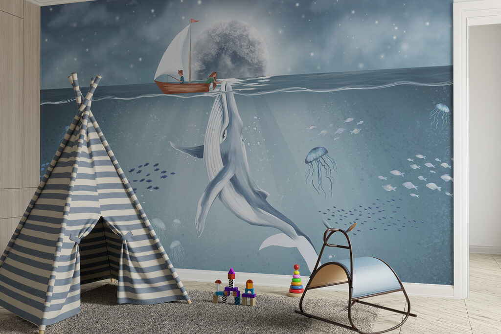 Balena sotto la luna — ambiente 3