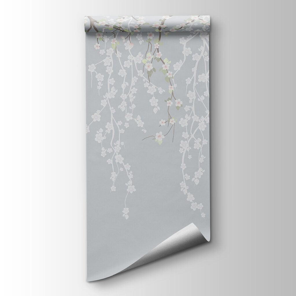 Foglie appese, grigio blu — vista del prodotto