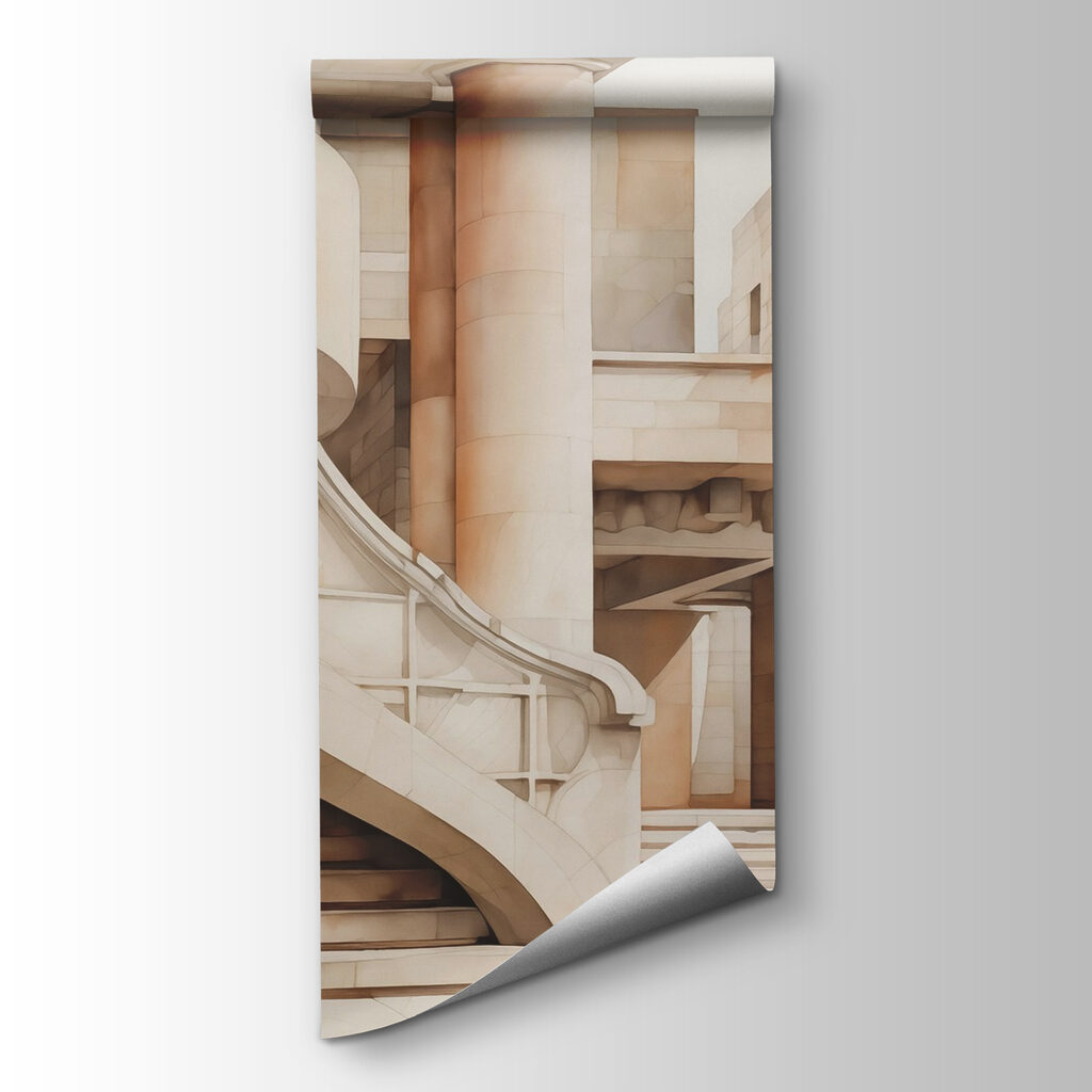Scale tra colonne tonde — vista del prodotto