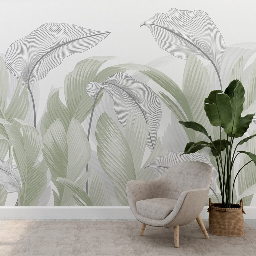 Foglie con nervature fini — ambiente 3