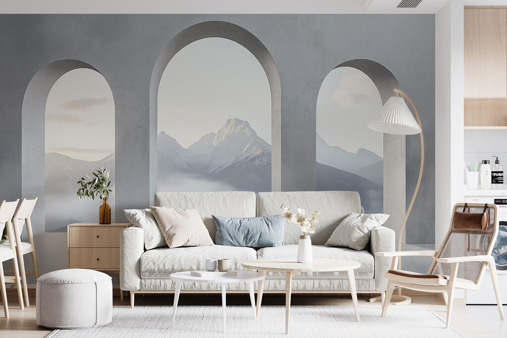 Montagne tra gli archi — ambiente 1