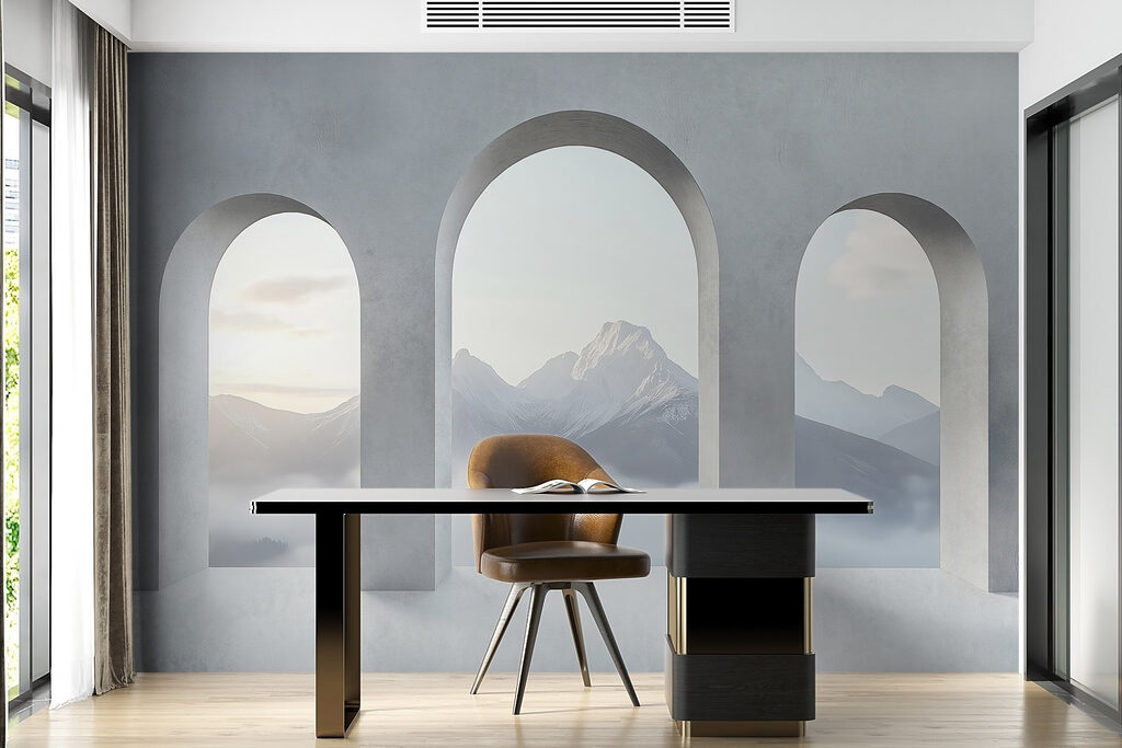 Montagne tra gli archi — ambiente 4