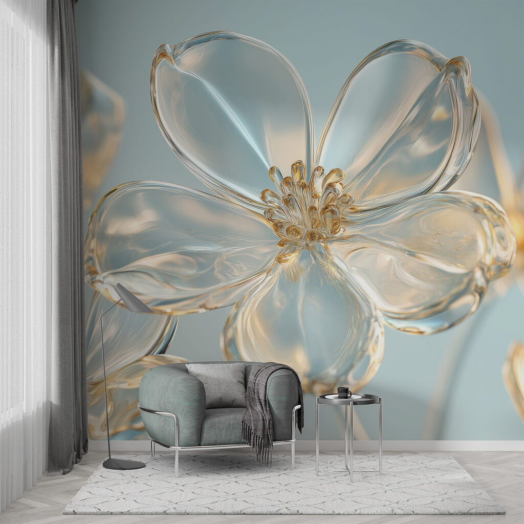 Fiori dai bordi dorati — ambiente 2