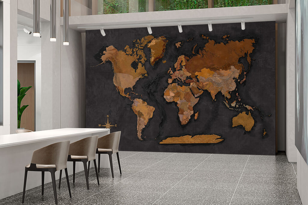 Mappa del mondo ramata — ambiente 3