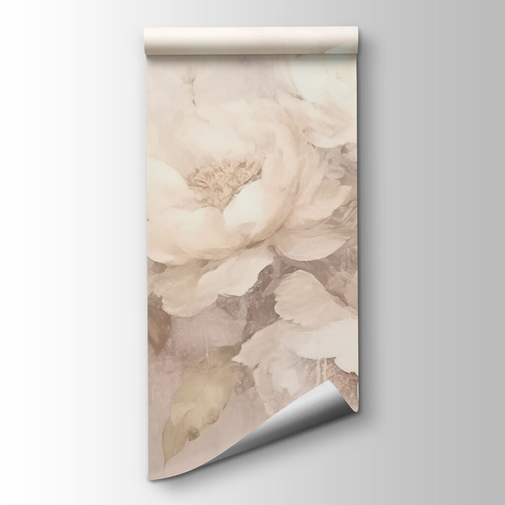 Peonie su vernice consumata — vista del prodotto