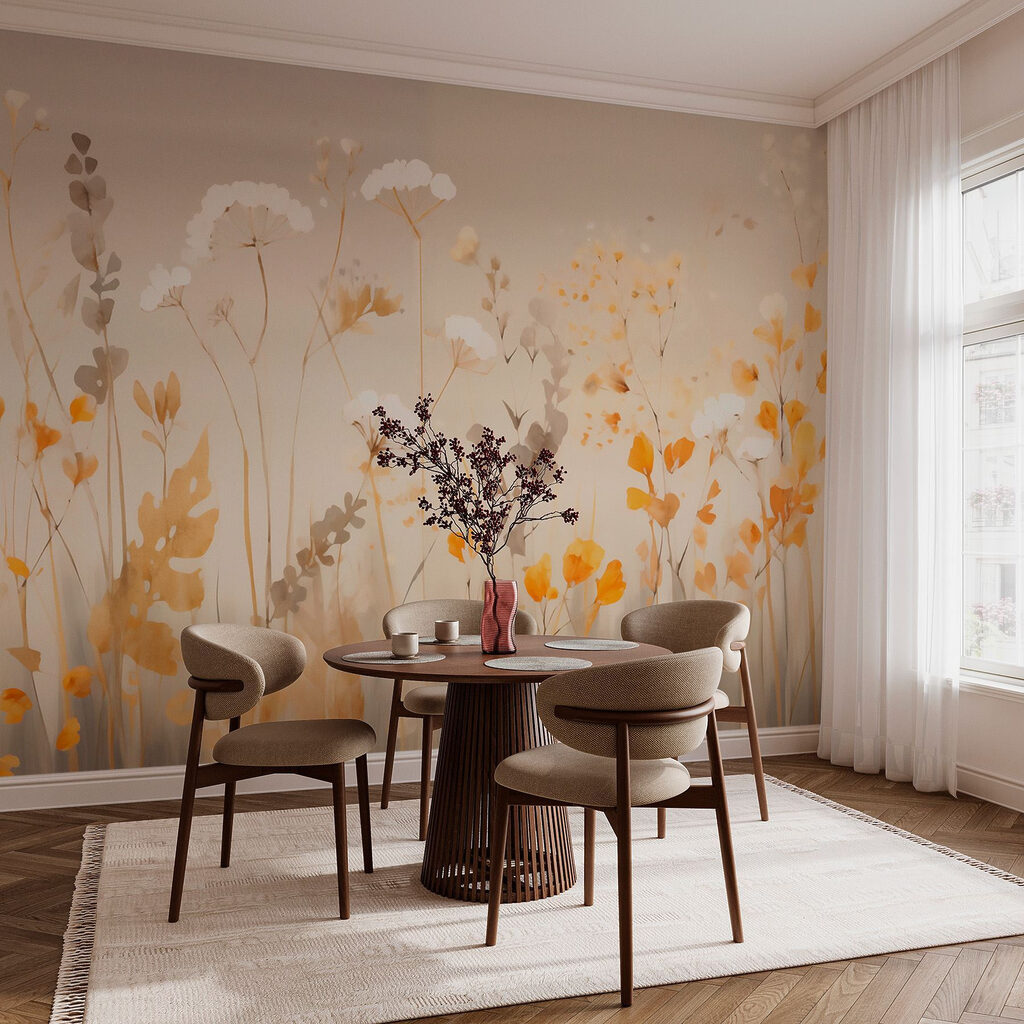 Prato di fiori dorati — ambiente 3