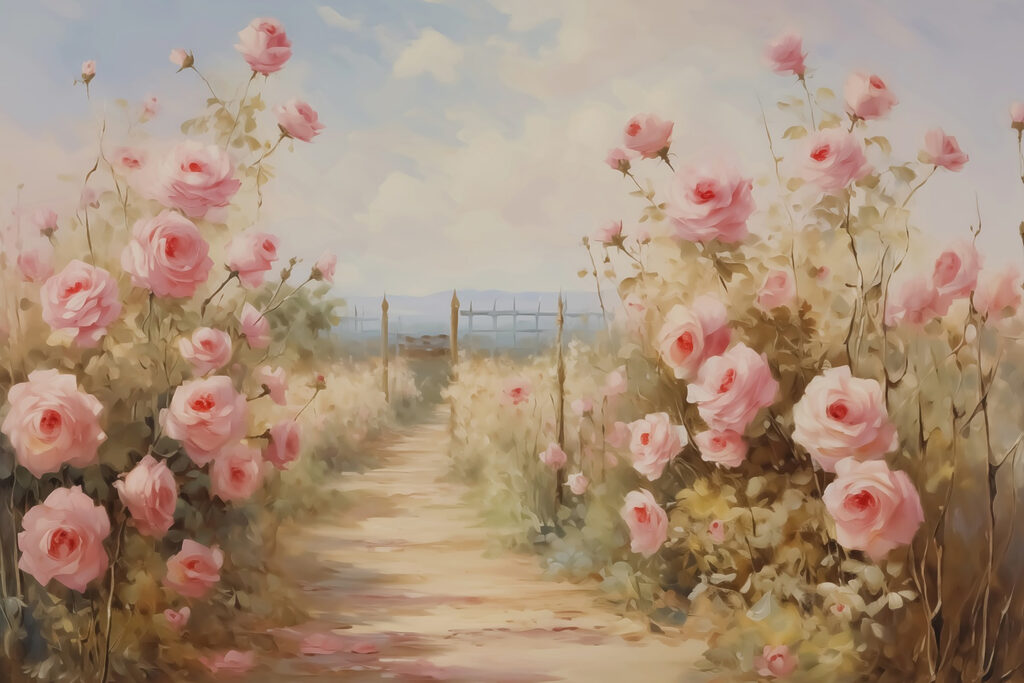 Sentiero di rose — design completo