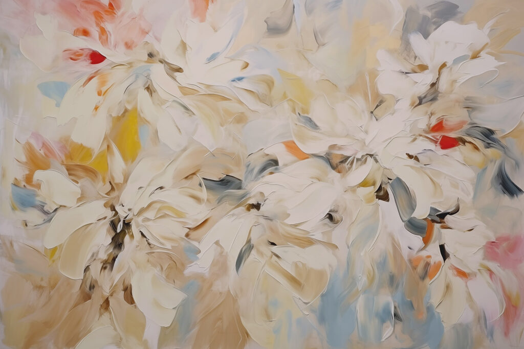 Fiori gialli a pennellate — design completo