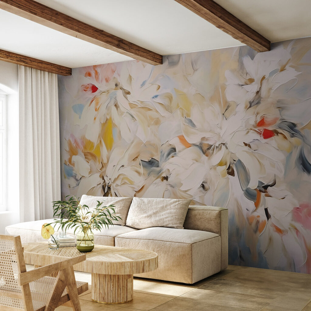 Fiori gialli a pennellate — ambiente 1