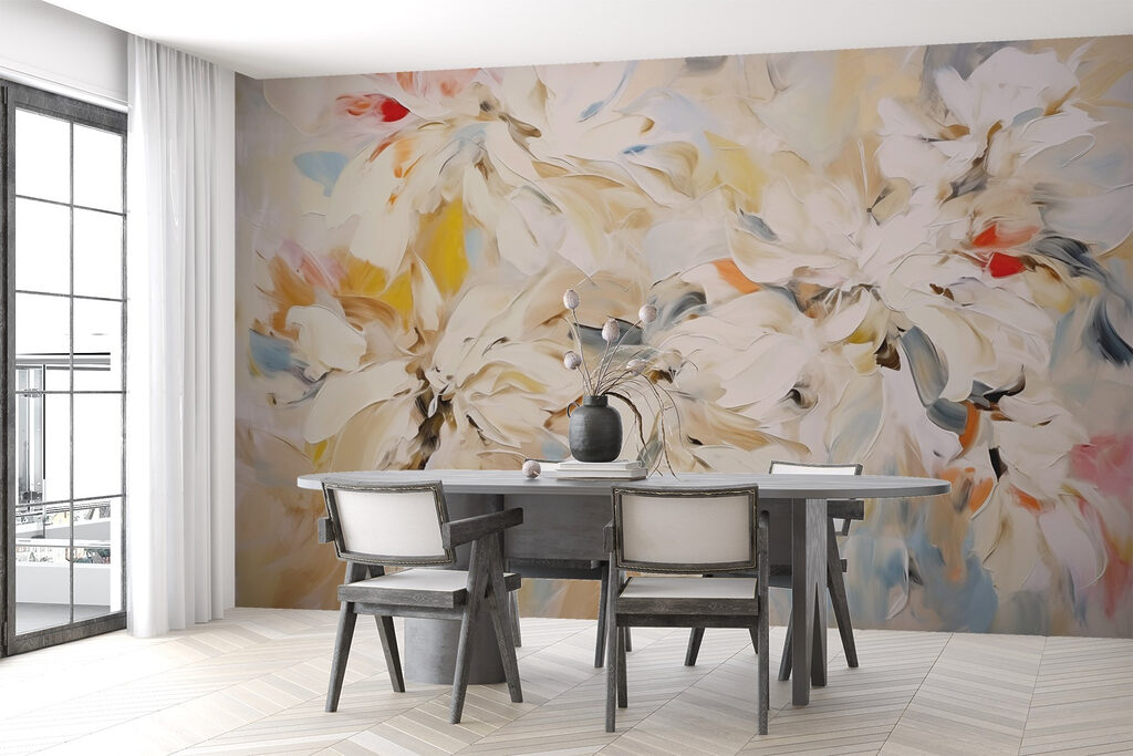 Fiori gialli a pennellate — ambiente 2