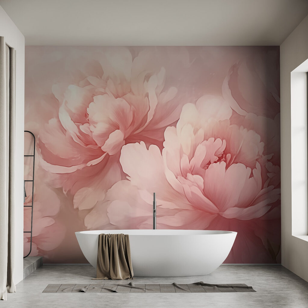 Fiori rosa nella foschia — ambiente 2