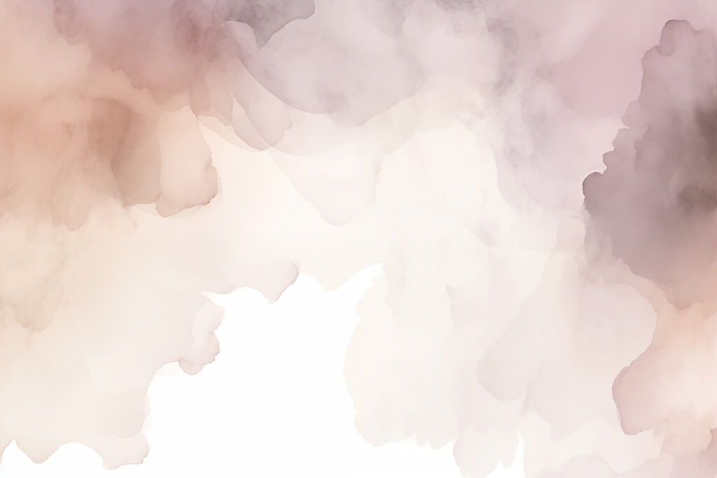 Nuvole rosa ad acquerello — design completo