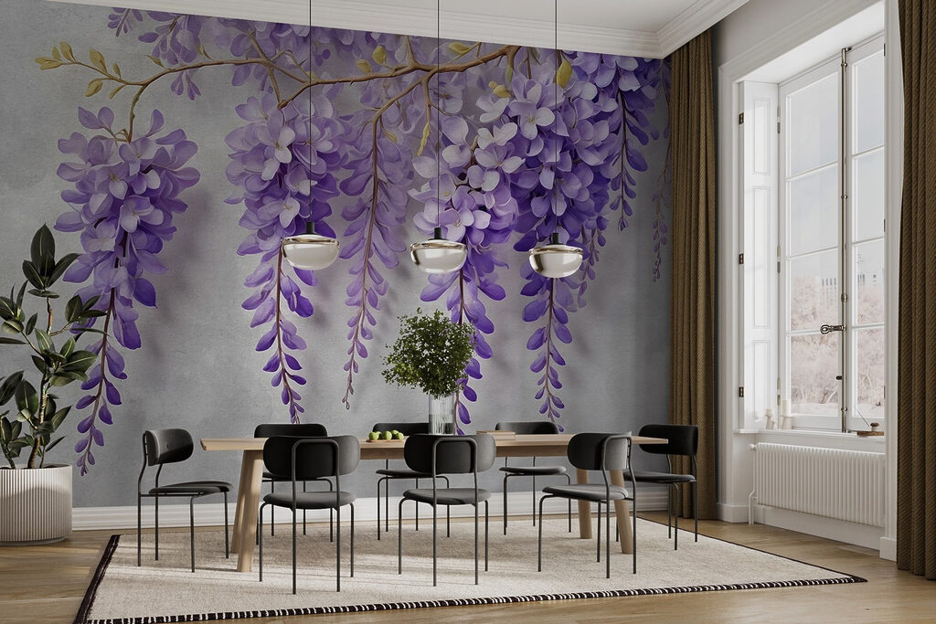 Grappoli di fiori appesi — ambiente 3